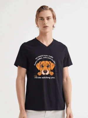 Every Walk You Take Dog Shirt  Funny Watchful Pup Design T-Shirt