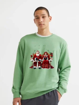 Santa Claus And Mrs. Claus Christmas Couple Shirt Sweatshirt