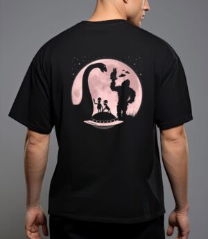 Bigfoot loch ness monster sasquatch cat ufo funny aliens t-shirt T-Shirt