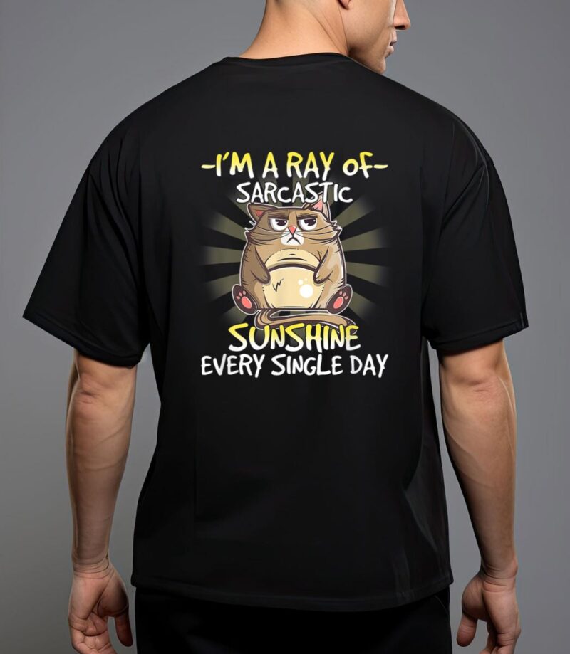 Cat i m a ray of sarcastic sunshine every single day t-shirt T-Shirt