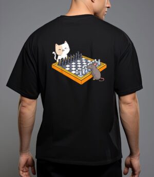Cat owner chess board grandmaster board game chess player t-shirt T-Shirt