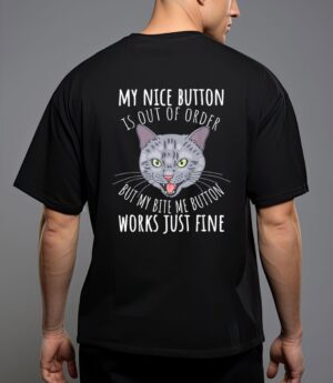 Cat tshirt, funny cat tees, cat lover gifts, cat bite me t-shirt T-Shirt
