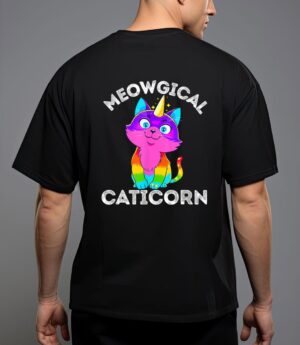 Caticorn rainbow funny my cat is a magical unicorn kittycorn t-shirt T-Shirt