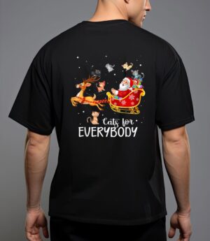 Cats for everybody cat christmas pajama family party gifts t-shirt T-Shirt