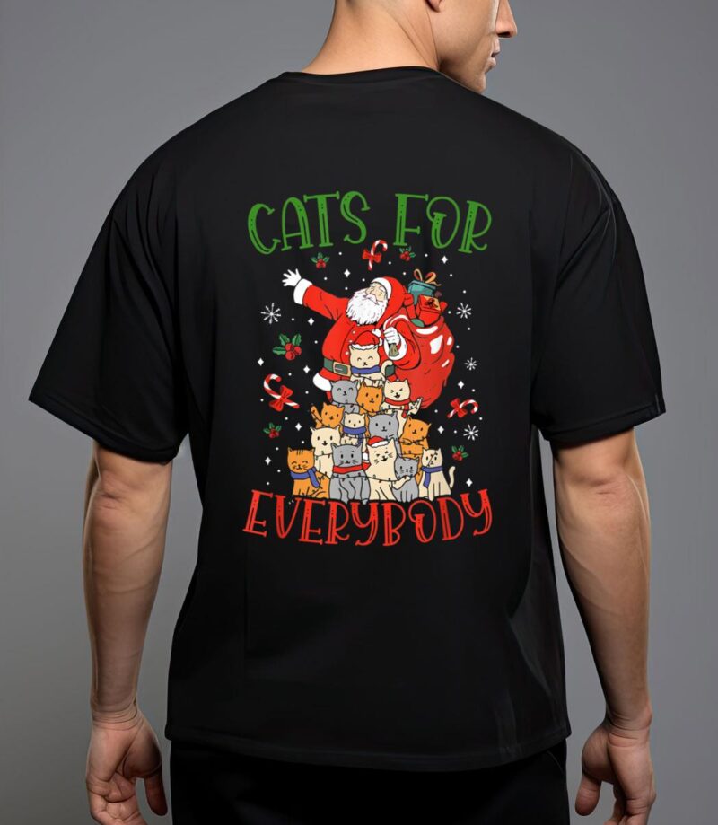 Cats for everybody ugly christmas cat funny xmas t-shirt T-Shirt
