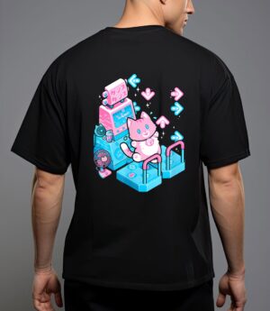 Cute cat dance pastel for cats lover man woman kid t-shirt T-Shirt