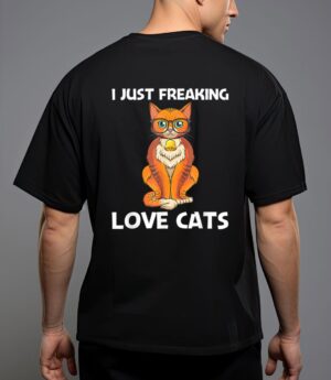 Cute cat design for men women kitten feline pet cat lovers t-shirt T-Shirt