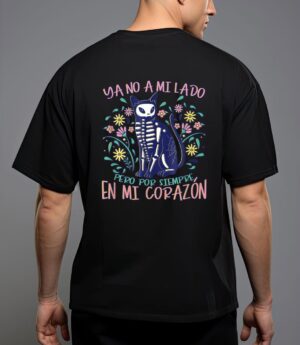 Dia de los muertos cat skeleton animals lover costume t-shirt T-Shirt