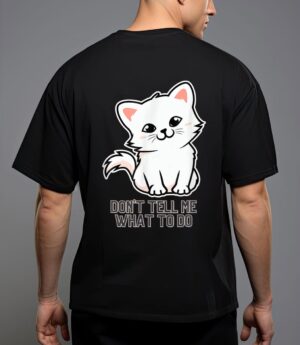 Don ell me what o do meme funny retro style vintage cats t-shirt T-Shirt