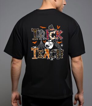 Fall holiday themed thanksgiving halloween teacher trick or t-shirt T-Shirt