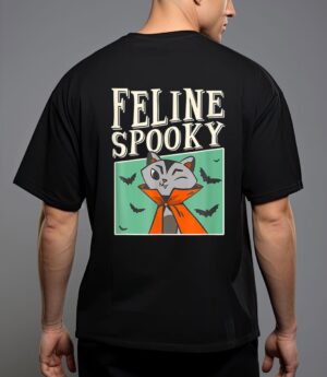 Feline spooky halloween cat owner costume t-shirt T-Shirt