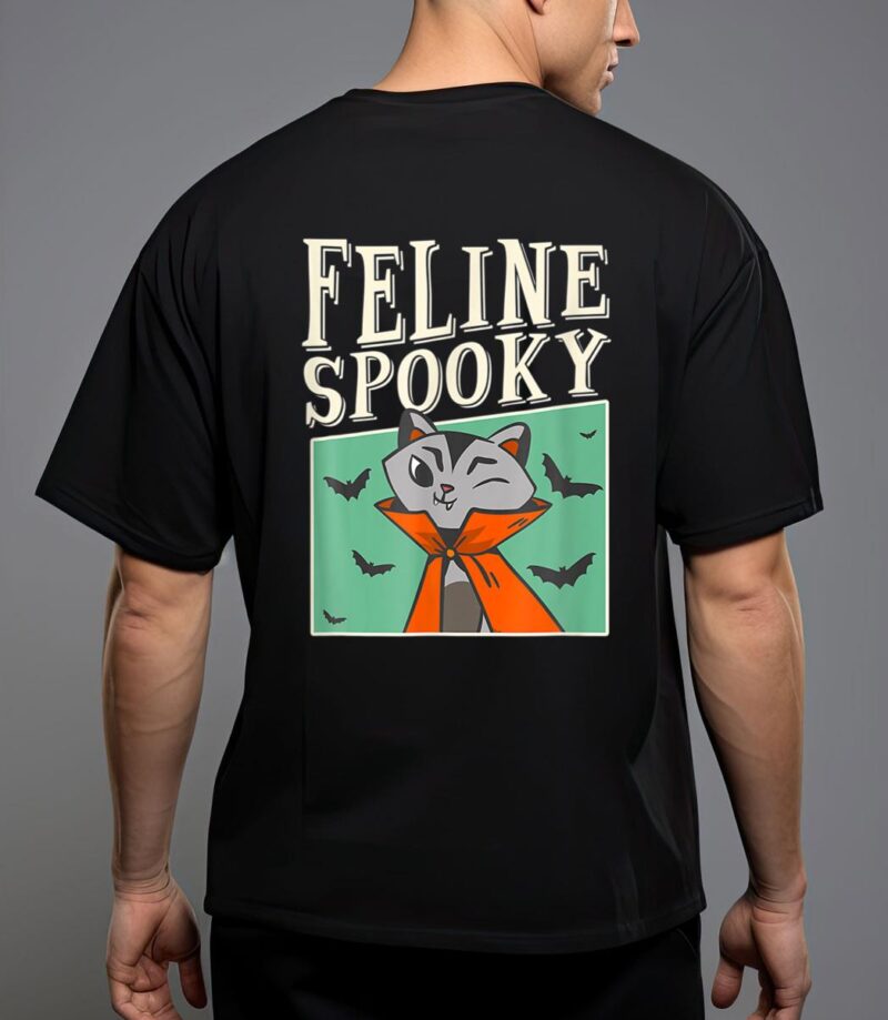 Feline spooky halloween cat owner costume t-shirt T-Shirt