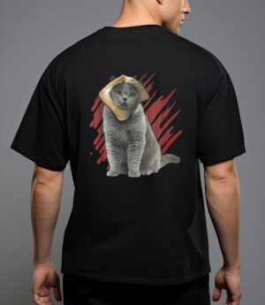 Funny cat apparel cat with slice of bread on face cat lovers t-shirt T-Shirt