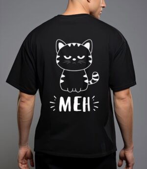 Funny cat gift for cat lovers meh cat t-shirt T-Shirt