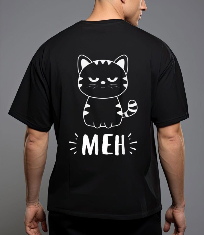 Funny cat gift for cat lovers meh cat t-shirt T-Shirt