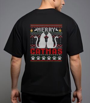 Funny cat lover merry catmas christmas t-shirt T-Shirt