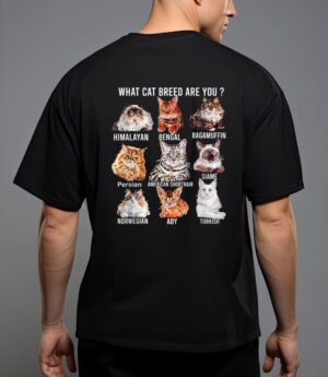 Funny cat lover personality est cat breed cute cats breeds t-shirt T-Shirt
