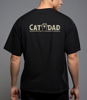 Funny fathers day cat dad t-shirt T-Shirt