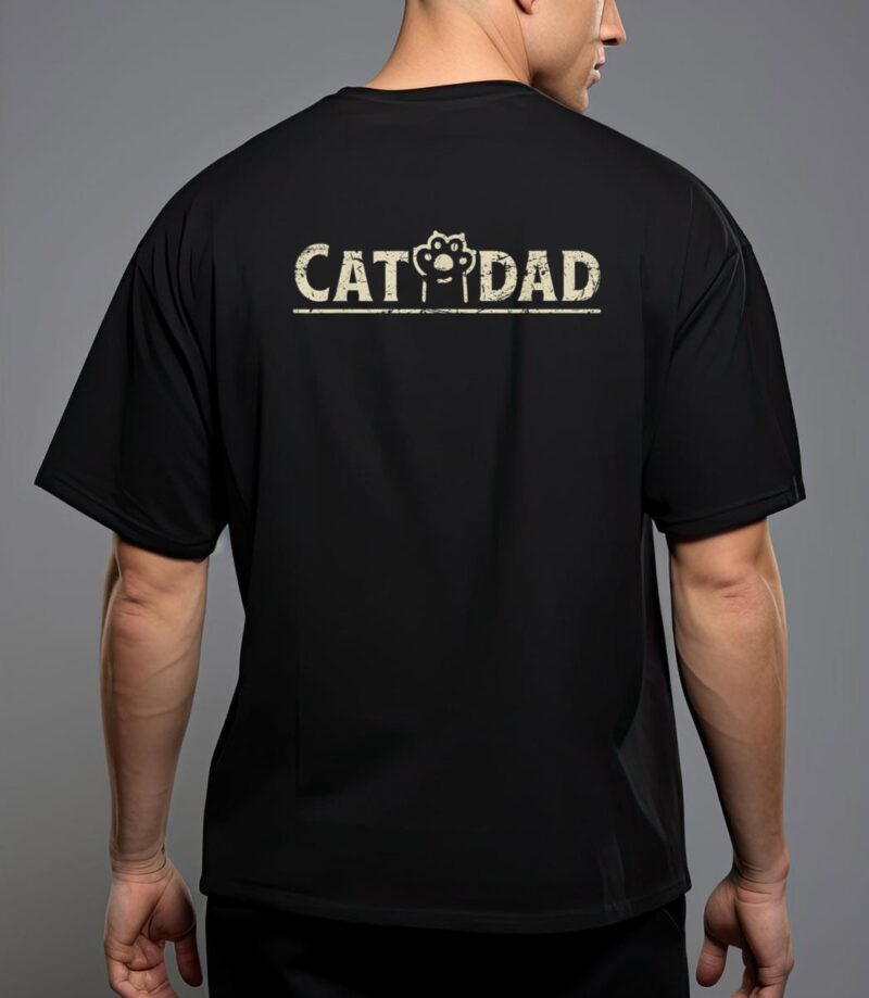 Funny fathers day cat dad t-shirt T-Shirt