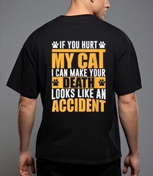 Funny sarcastic cat lovers cool cat dad cat lady t-shirt T-Shirt