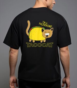 I am a palindrome tacocat funny cinco de meow cat lover t-shirt T-Shirt