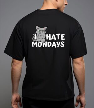 I hate mondays grumpy funny cat monday t-shirt T-Shirt