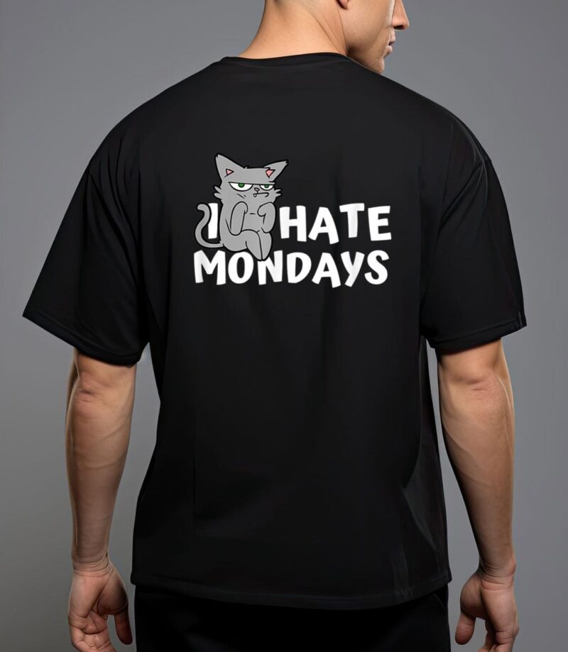 I hate mondays grumpy funny cat monday t-shirt T-Shirt