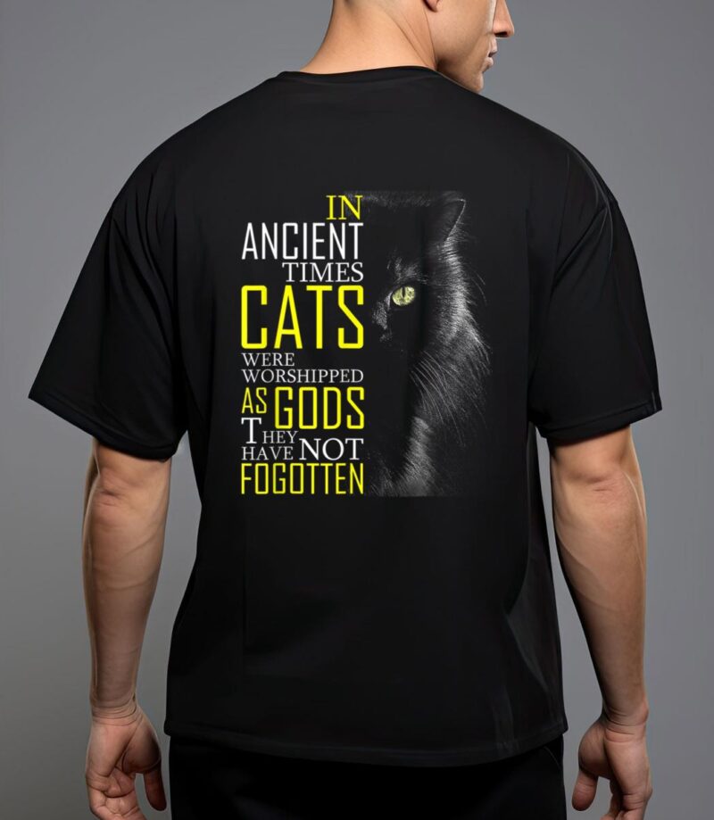 In ancient imes cats were worshipped as gods cat t-shirt T-Shirt