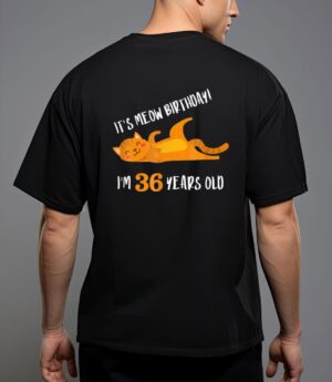 It s meow birthday 36h birthday cat lover funny 36 year old t-shirt T-Shirt