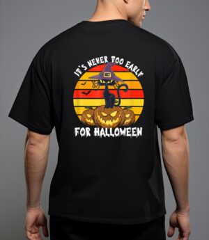 It s never oo early for halloween funny cat halloween co t-shirt T-Shirt