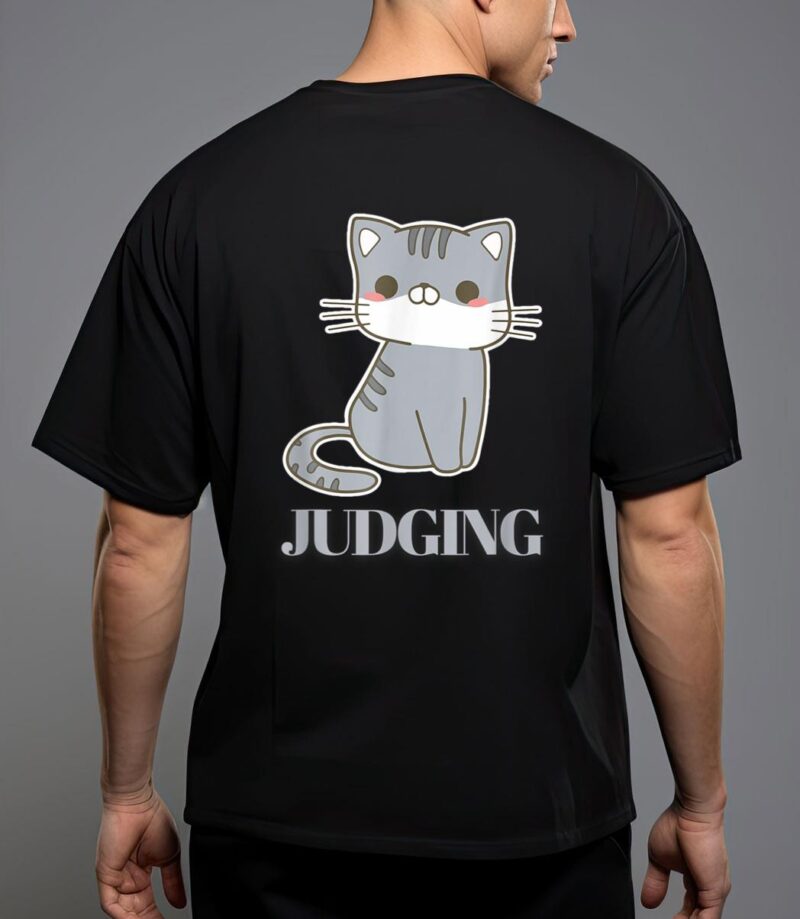 Judging meme funny retro style vintage cats t-shirt T-Shirt