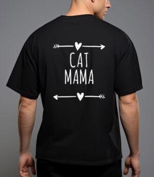 Love arrows hearts funny cat mama t-shirt T-Shirt