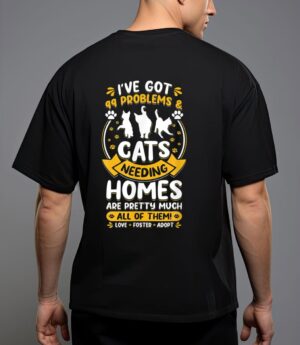 Love foster adopt cat adoption quotes animal rescue cat t-shirt T-Shirt