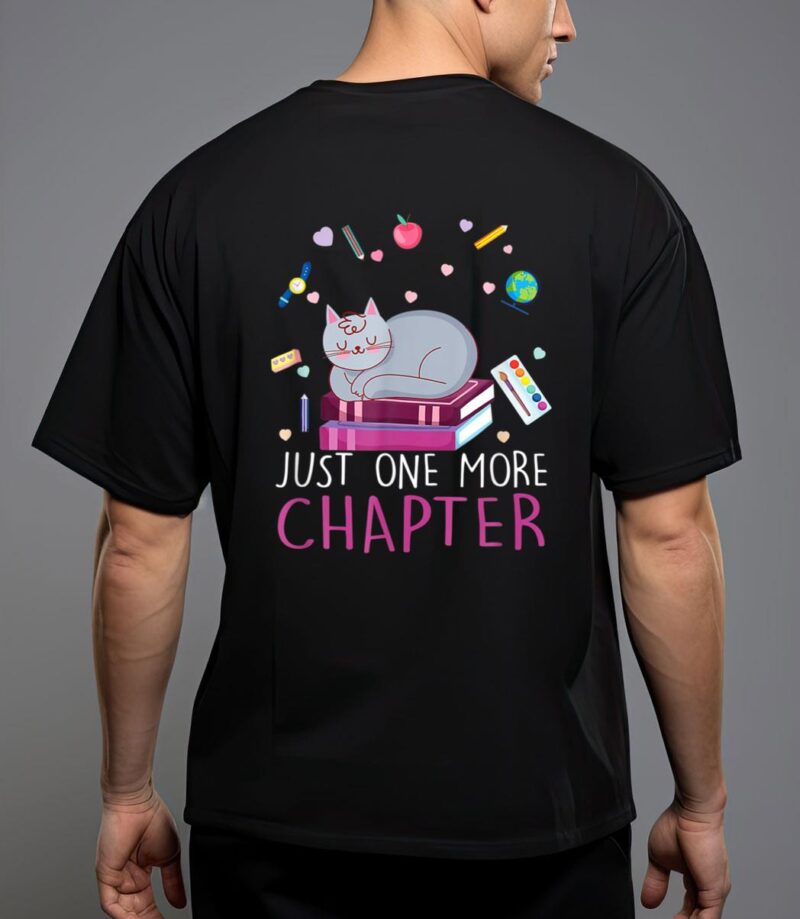 Lovely kitten book and cat lover one more chapter t-shirt T-Shirt