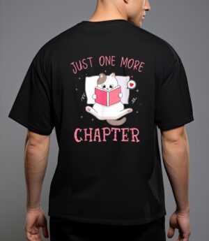 Lovely kitten book and cat lover just one more chapter t-shirt T-Shirt