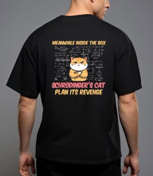 Meanwhile inside the box funny schrödinger's cat t-shirt T-Shirt