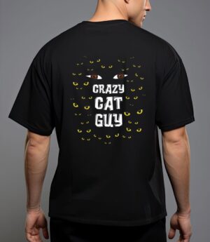 Mens crazy cat guy & cat daddy t-shirt T-Shirt