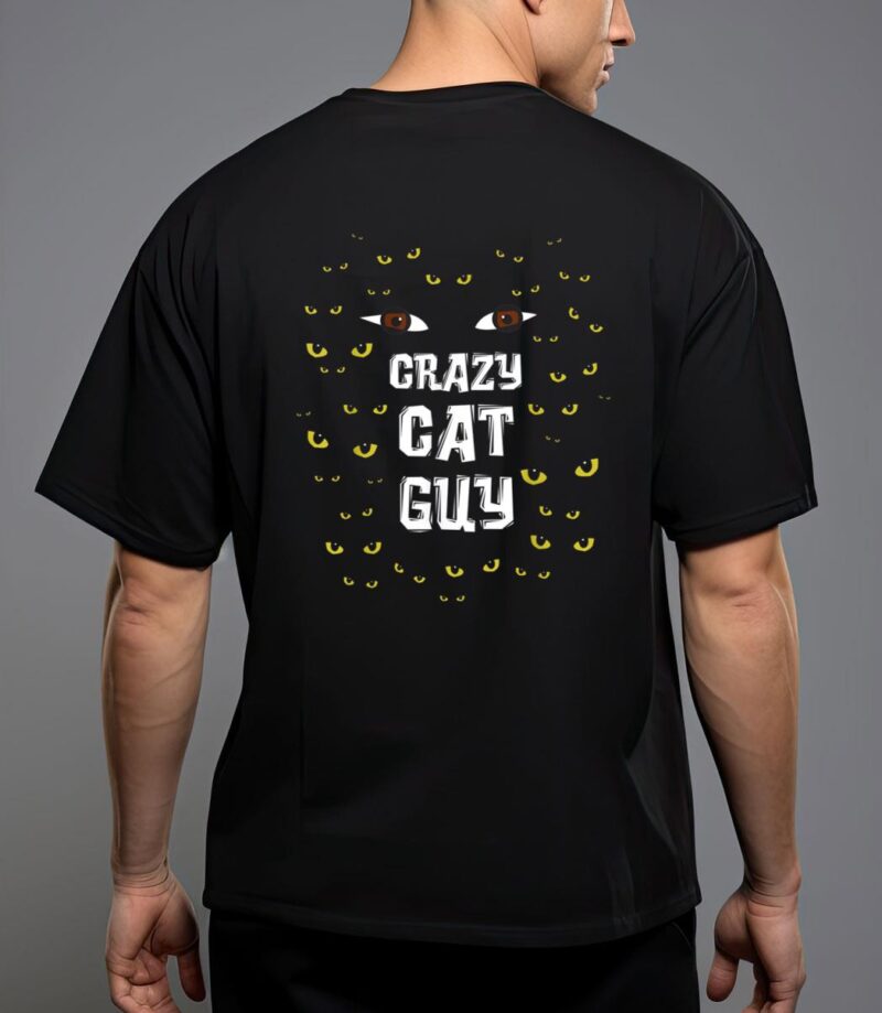 Mens crazy cat guy & cat daddy t-shirt T-Shirt