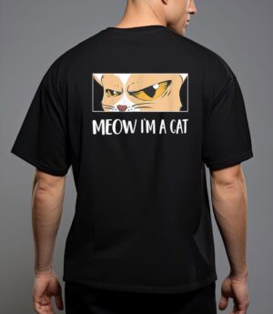 Meow i'm a cat - meow kitty funny cats black cat t-shirt T-Shirt