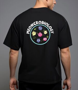 Meowcrobiology science lover microbiology scientist cat t-shirt T-Shirt