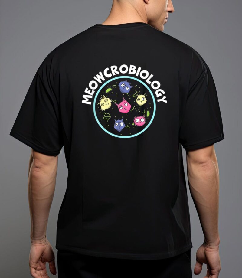 Meowcrobiology science lover microbiology scientist cat t-shirt T-Shirt