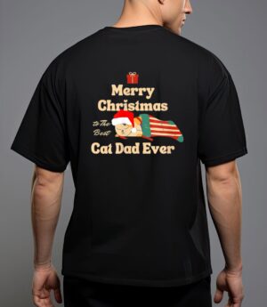 Merry christmas cat friends t-shirt T-Shirt
