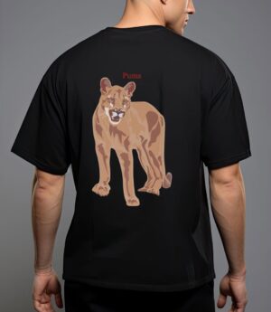 Mountain lion cougar big cat lover t-shirt T-Shirt
