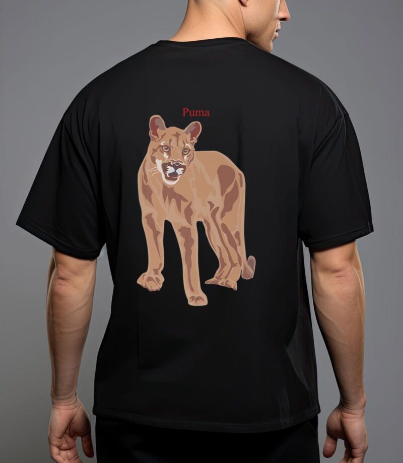 Mountain lion cougar big cat lover t-shirt T-Shirt