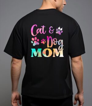 Pet cat dog mom shirt for women, mothers day t-shirt T-Shirt