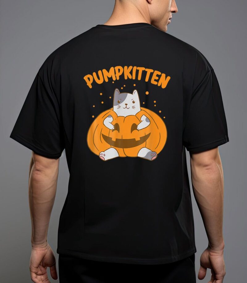 Pumpkitten halloween 2022 group funny pumpkin and cat t-shirt T-Shirt