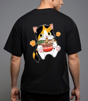 Ramen cat anime kawaii japanese merch gifts t-shirt T-Shirt