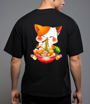Ramen cat neko anime kawaii japanese merch gifts t-shirt T-Shirt