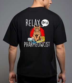 Relax i'm a pharmeowcist - pharmacist cat lover pharmacology t-shirt T-Shirt