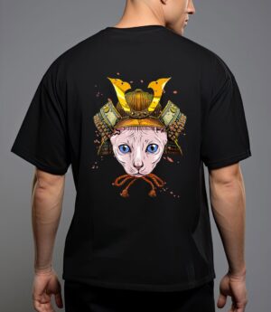 Samurai sphynx cat warrior samurai cat lovers t-shirt T-Shirt